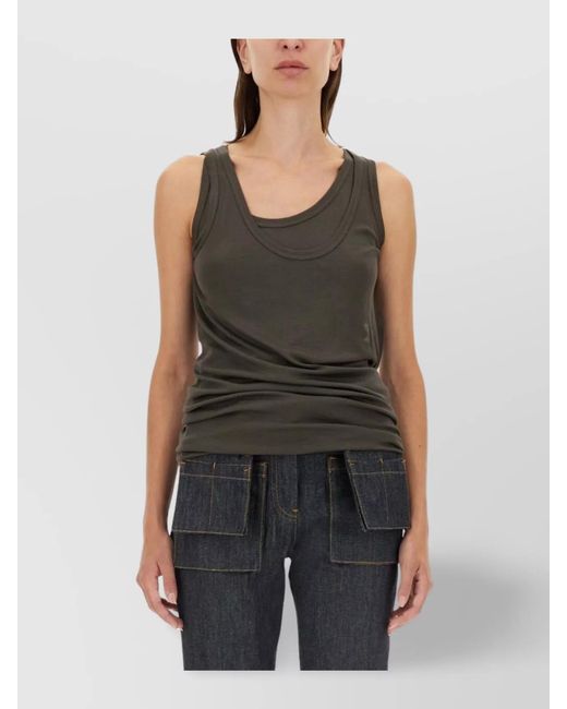 Helmut Lang Multicolor Convertible Camisole Dress