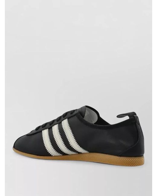 Adidas Originals Black Japan Leather Lace Up Sneakers Low