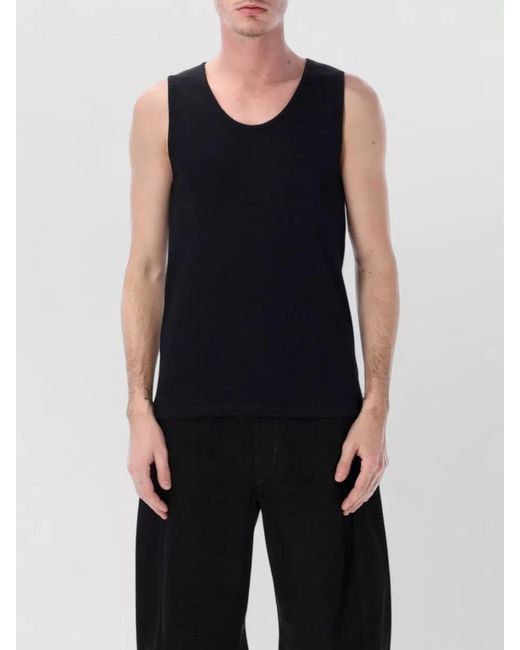 Lemaire Blue Ribbed Tank Top for men