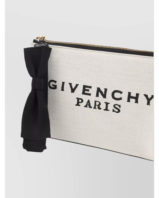 Givenchy Natural Canvas Pouch