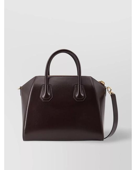 Givenchy Metallic Small Leather Bag Double Handle
