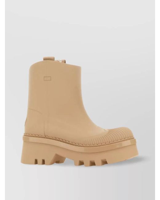 Chloé Natural Rubber Rain Boots