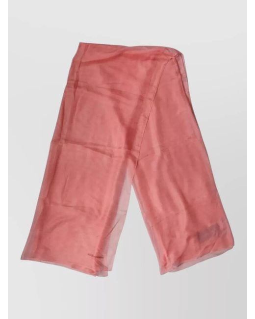 Dolce & Gabbana Pink Cashmere Lightweight Sheer Fabric Neck Wrap for men