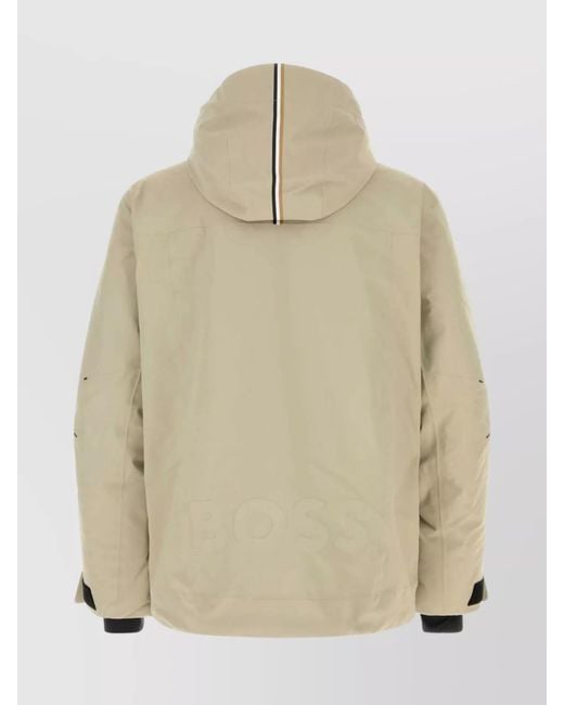 Boss Natural Versatile Nylon Jacket Featuring Adjustable Elements for men