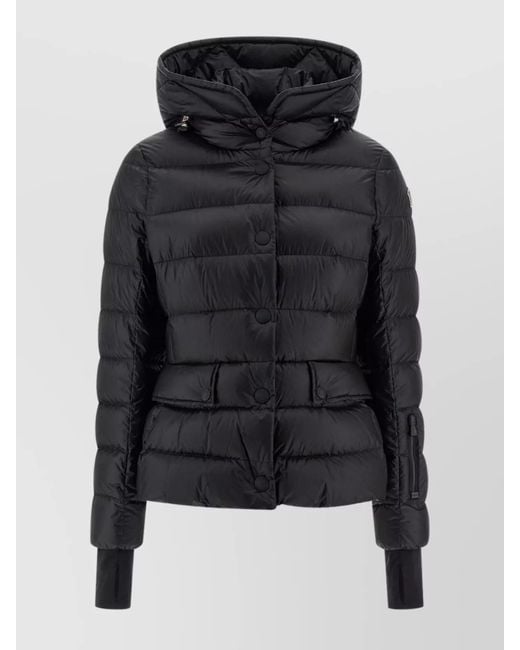 Moncler Black Down Hooded Puffer Jacket