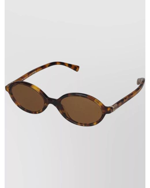 Miu Miu Multicolor Sunglasses Model 0Mu 04Zs Oval Frame