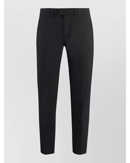 Dondup Blue Pablo Tailored Wool Blend Formal Trousers for men