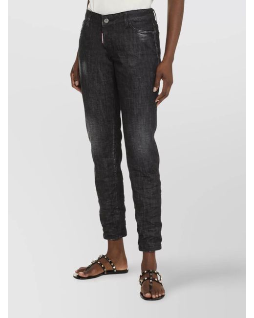 DSquared² Blue Slim-Fit Denim Jeans