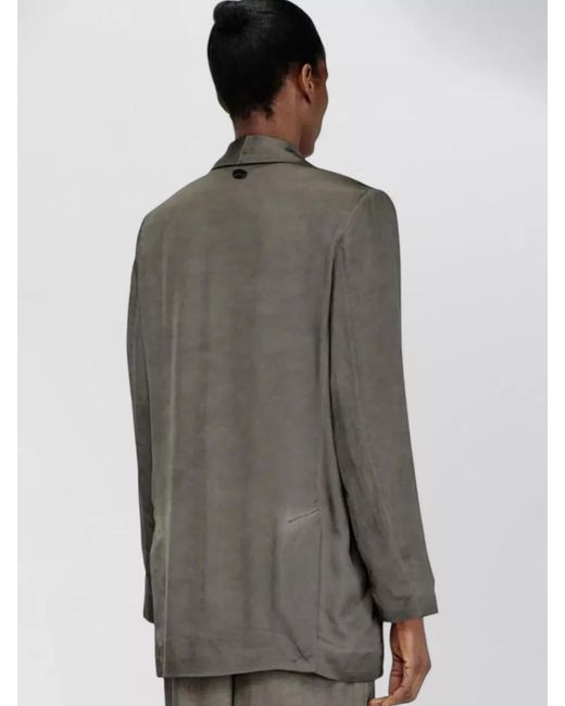 DIESEL Gray Relaxed-Fit Blazer