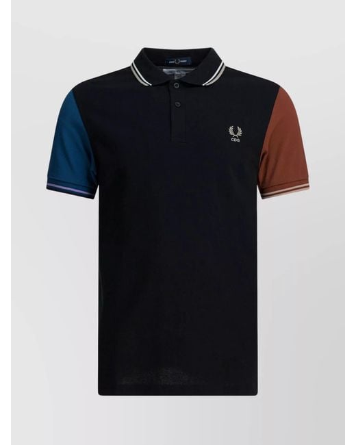 Comme des Garçons Black Cotton Button-Down Polo Shirt for men