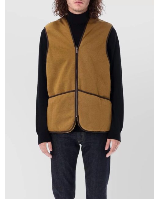 Barbour Blue Warm Pile Waistcoat/Zip-In Liner for men