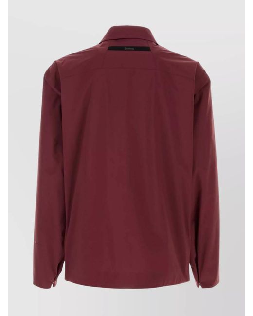 Herno Red Nylon Jacket for men