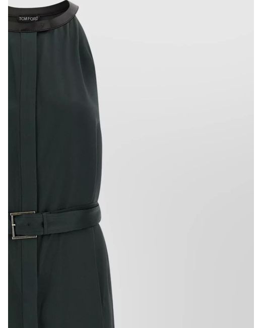 Tom Ford Multicolor Halterneck Sleeveless Maxi Dress