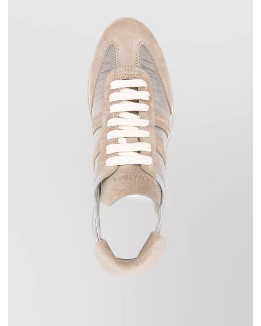 Fabiana Filippi Natural Low-Top Sneakers