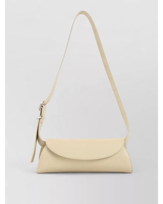 Jil Sander Natural Leather Shoulder Bag for men