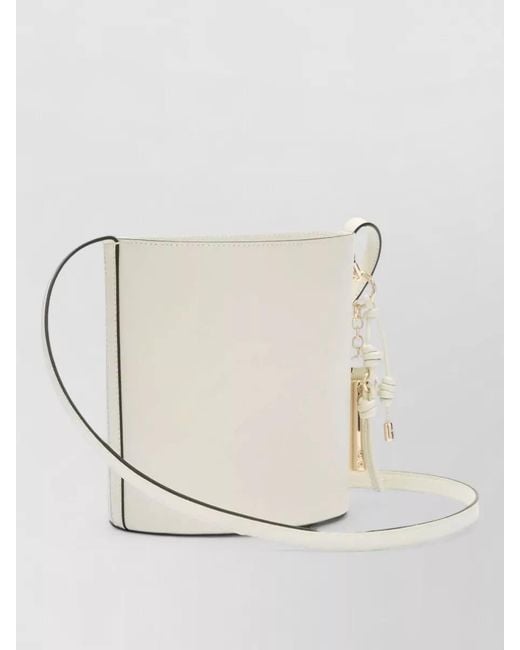 Furla Natural Bucket Bag Adjustable Strap Tone Hardware