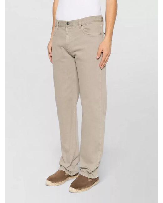 Emporio Armani Natural Slim Fit Denim Straight Leg Jeans for men