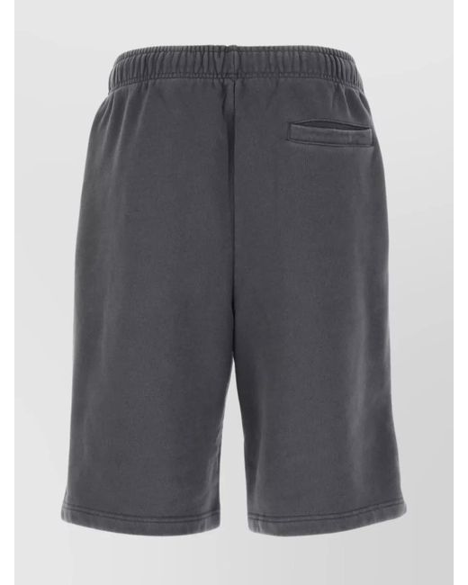Ambush Gray Cotton Bermuda Shorts for men
