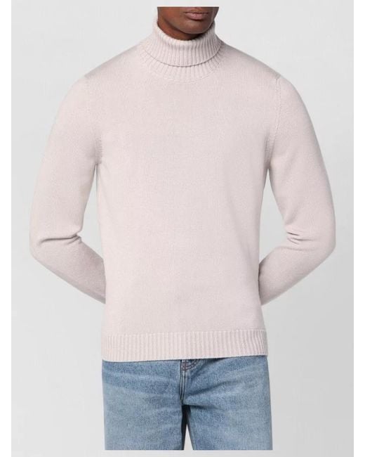 Drumohr Multicolor Wool Turtleneck Sweater for men