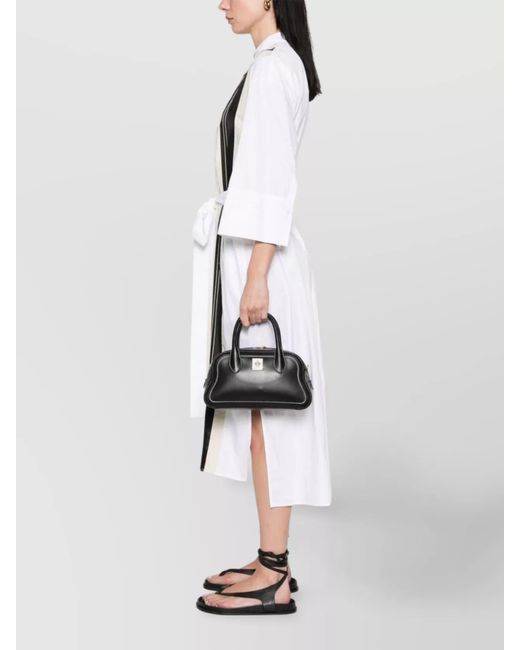 Bally Black Leather Shoulder Bag