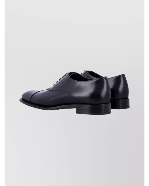 Saint Laurent Blue Leather Oxford Brogues for men