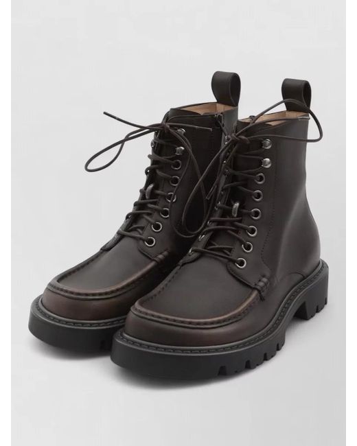 Loewe Black Calfskin Ankle Boots for men