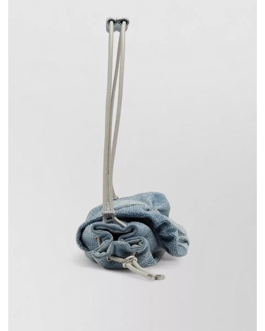 DIESEL Blue Bucket Bag Shoulder Adjustable Strap Top Handle