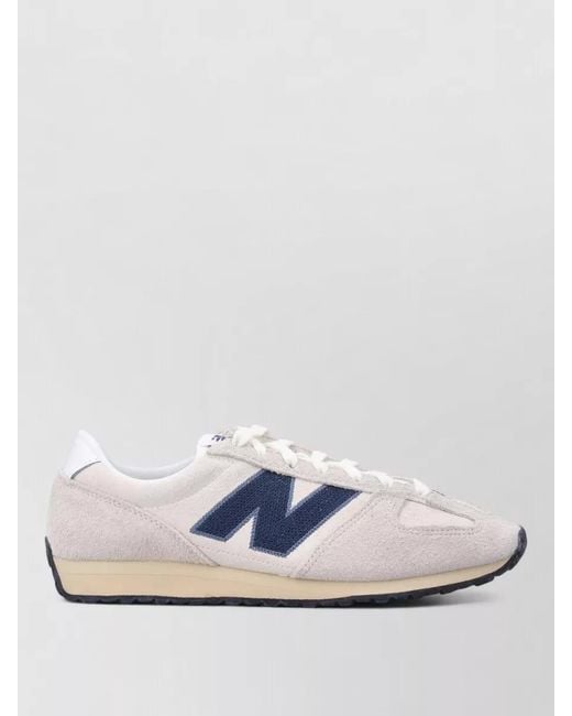 New Balance Metallic Suede Leather Low-Top Sneakers