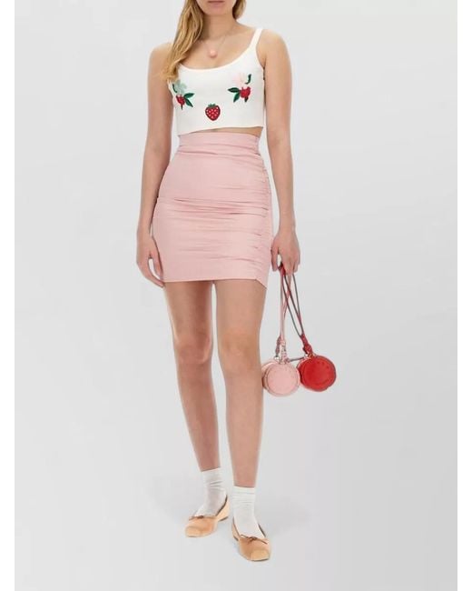 Fiorucci Pink Mella Mini Crossbody Bag Strap And Purse