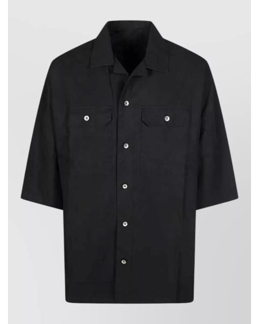 Rick Owens Black Magnum Tommy Shirt for men