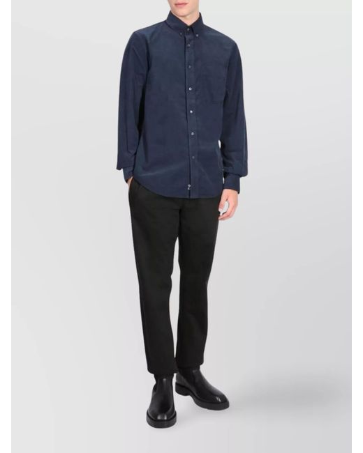 Aspesi Black Cotton Chino Trousers for men