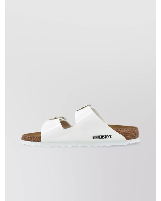 Birkenstock White Patent Sandals