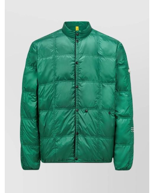 Moncler Genius Green Quilted Down Jacket for men