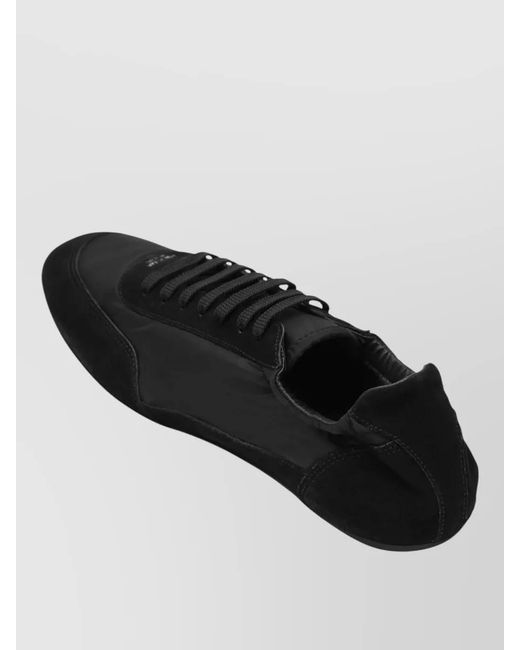 Prada Black Sneakers Elasticated Collar Low Profile Sole for men
