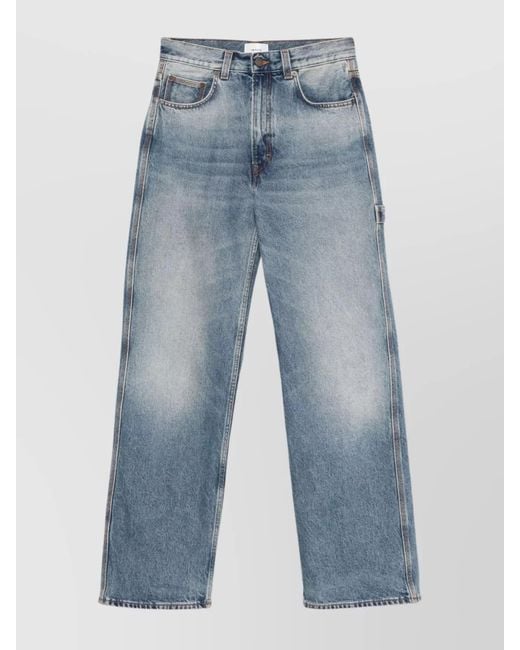 Haikure Blue Denim Wide-Leg Jeans