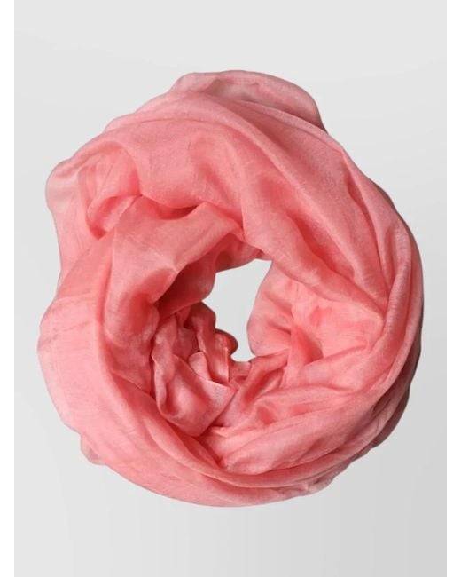 Dolce & Gabbana Pink Cashmere Lightweight Sheer Fabric Neck Wrap for men