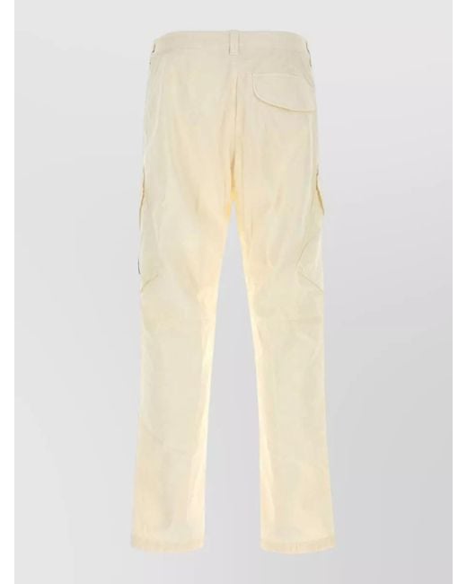 Stone Island Natural Stretch Cotton Cargo Pants Regular Fit for men