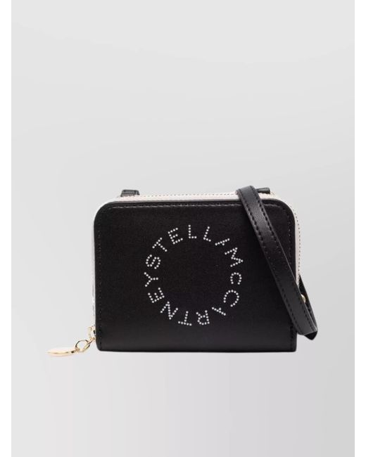 Stella McCartney Black Bicolor Card Holder