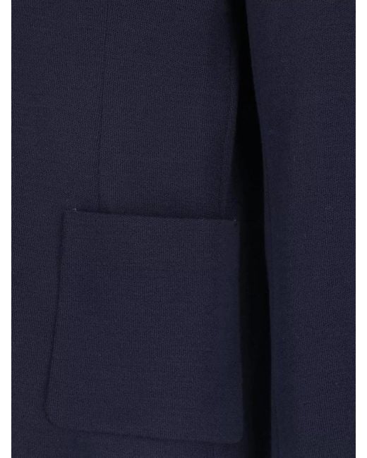 Giorgio Armani Blue Long Sleeve Blazer Jacket Notched Lapel Pockets for men