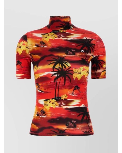 Coperni Red Printed T-Shirt