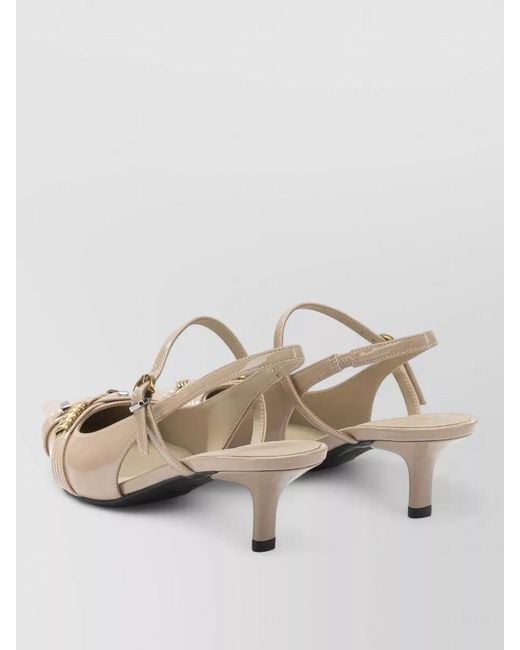 Pinko Natural Heeled Pumps