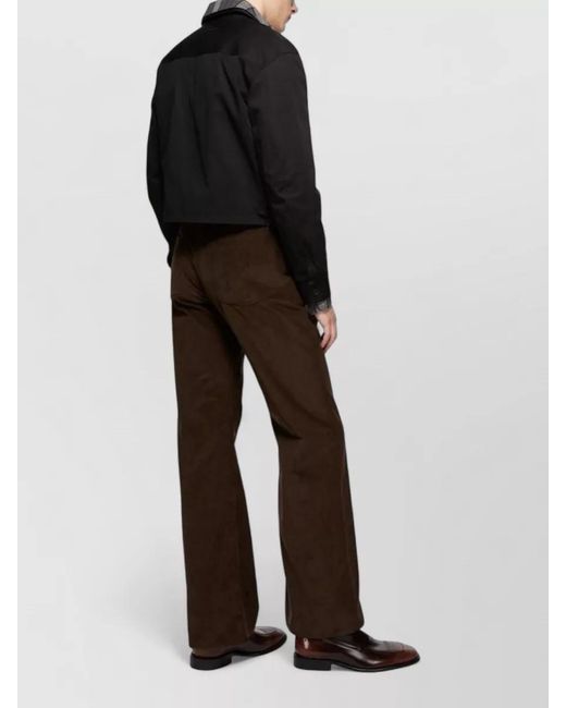 Acne Black Cropped Jacket Long Sleeves Check Collar Pockets