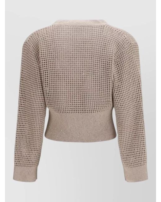 Brunello Cucinelli Natural Cotton Cardigan