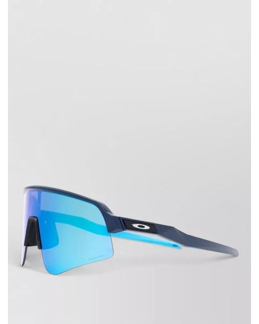 Oakley Blue Square Sunglasses Cut Out Detailing Gradient Lenses