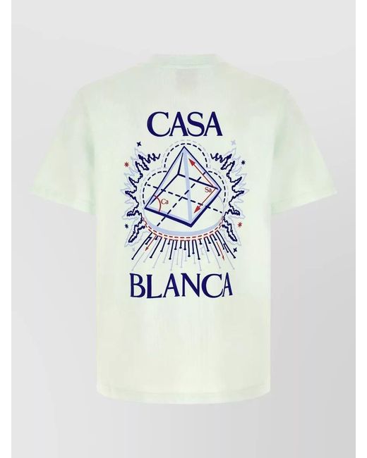 Casablanca Multicolor Logo Print T-Shirt for men