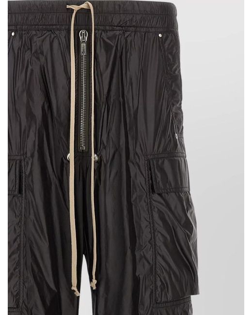 Rick Owens Multicolor Nylon Cargo Trousers for men
