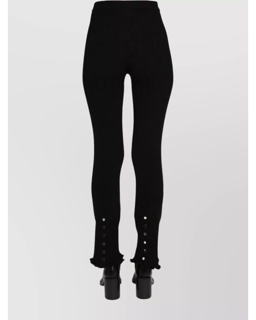 Rabanne Black Flared Leggings