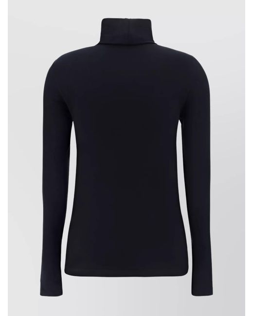 Wolford Blue Aurora Close Fit Turtleneck Knitwear