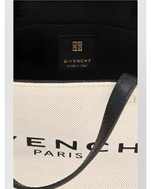 Givenchy Natural Mini Canvas Tote Bag