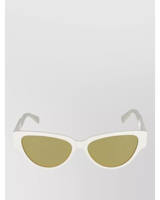 Bottega Veneta White Cat Eye Sunglasses Bv1319S Tinted Lenses